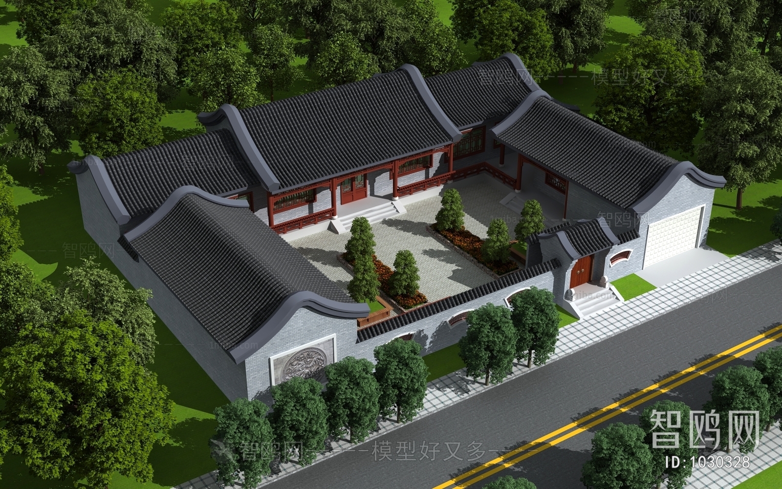 Chinese Style Building Appearance