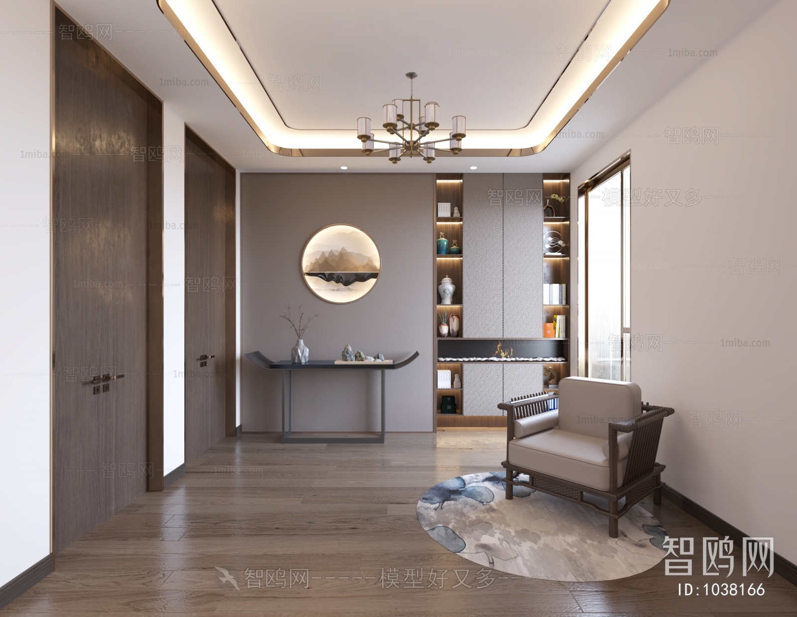 New Chinese Style Hallway