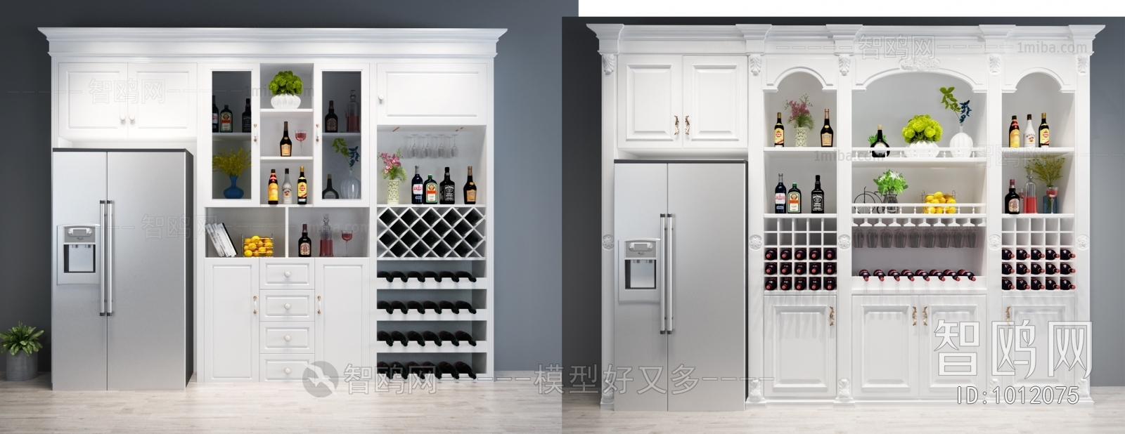 Simple European Style Home Appliance Refrigerator