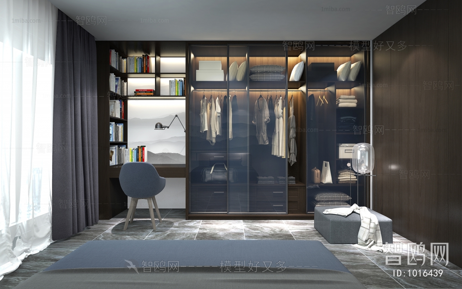 Modern Clothes Storage Area