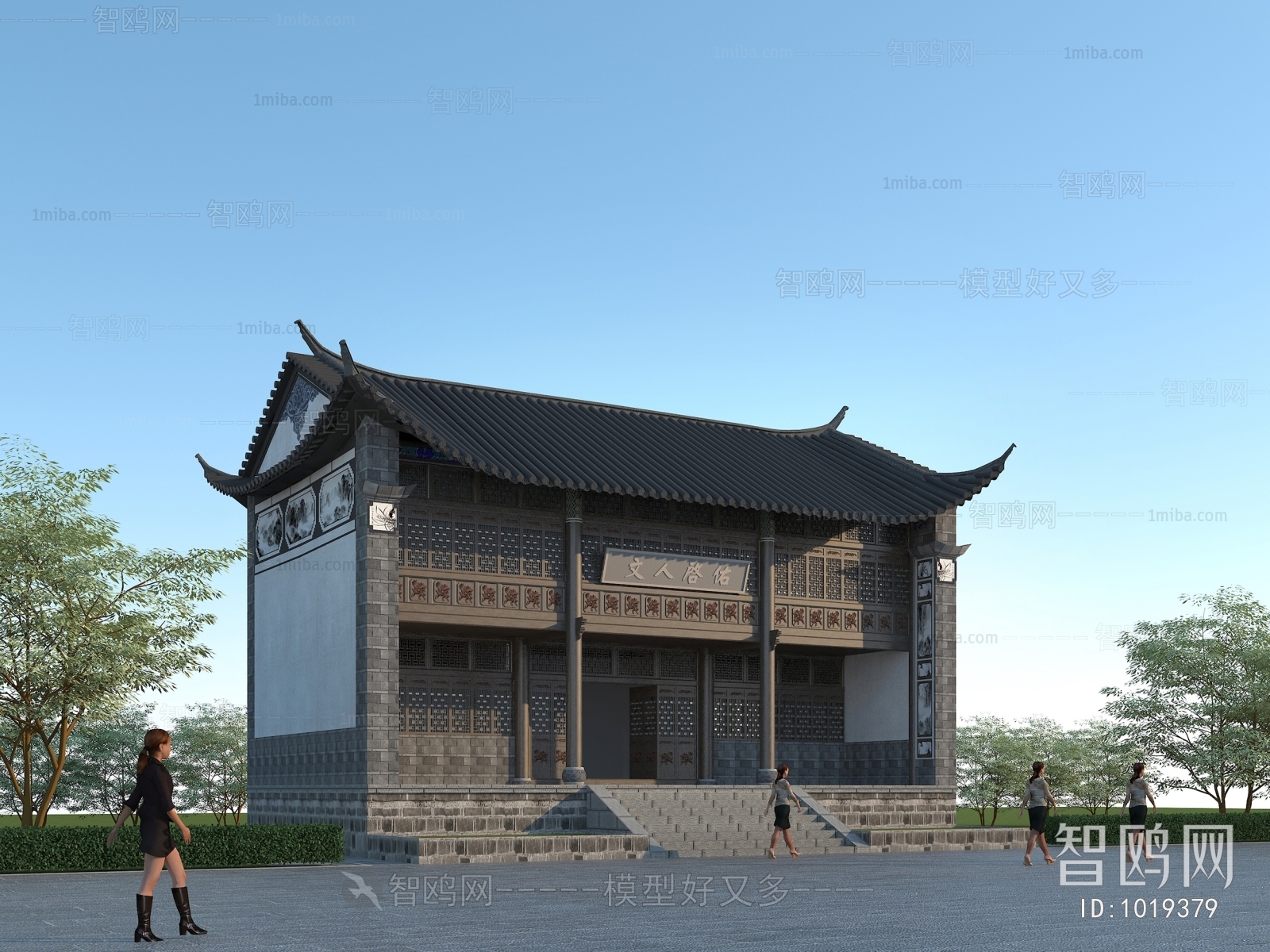 Chinese Style Ancient Architectural Buildings