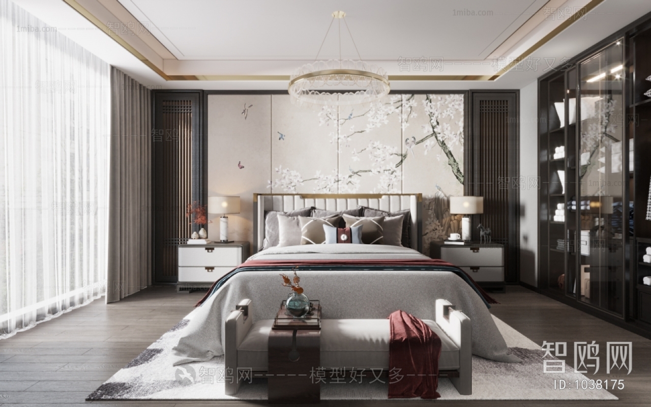 New Chinese Style Bedroom