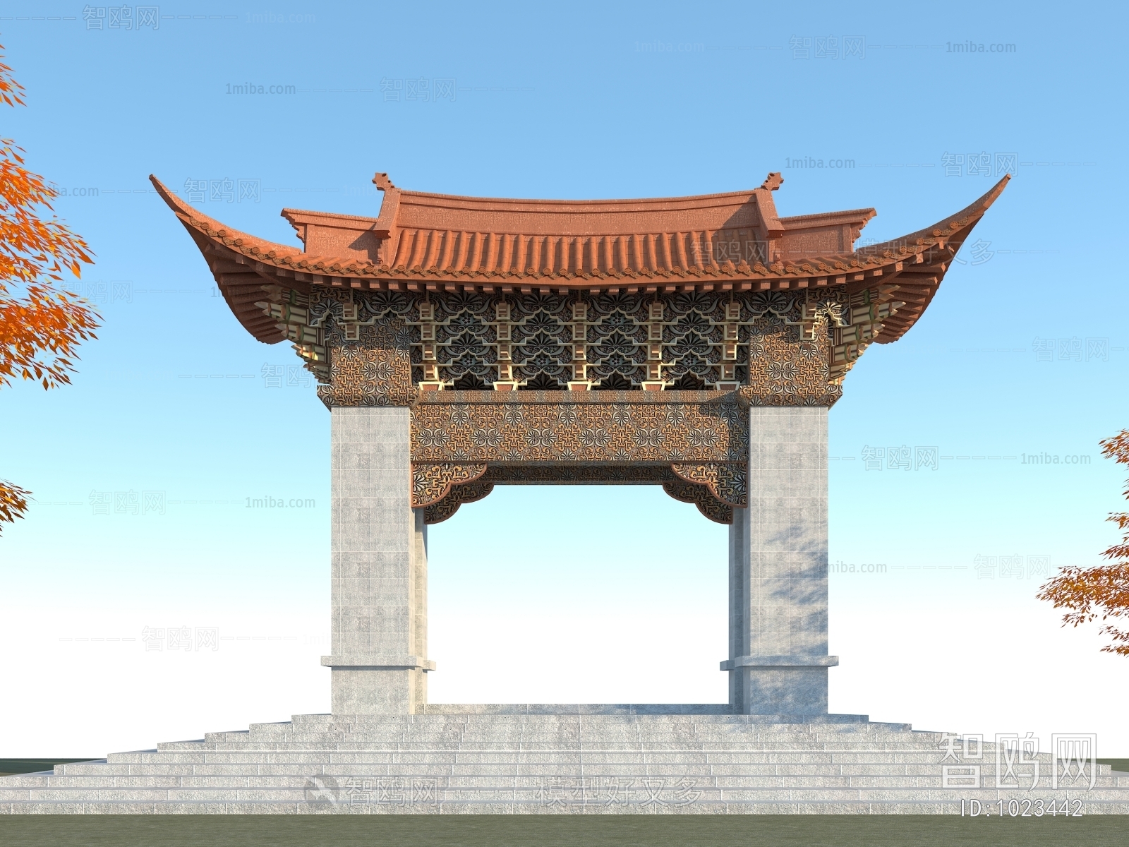 Chinese Style Building Component