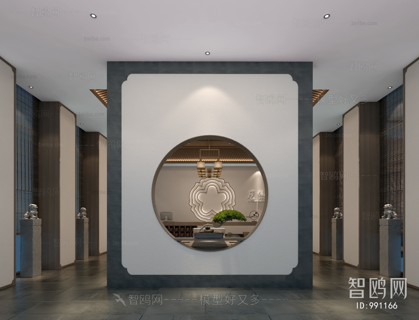 New Chinese Style Lobby Hall