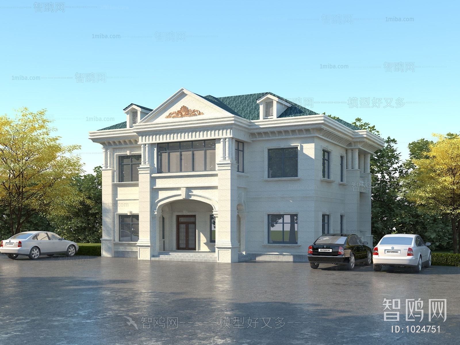 European Style Villa Appearance