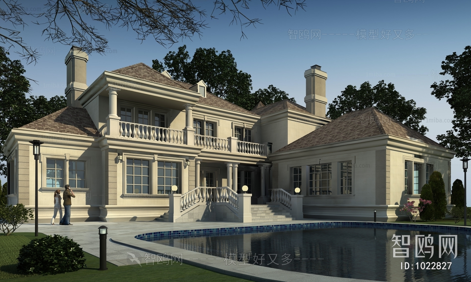 European Style Villa Appearance