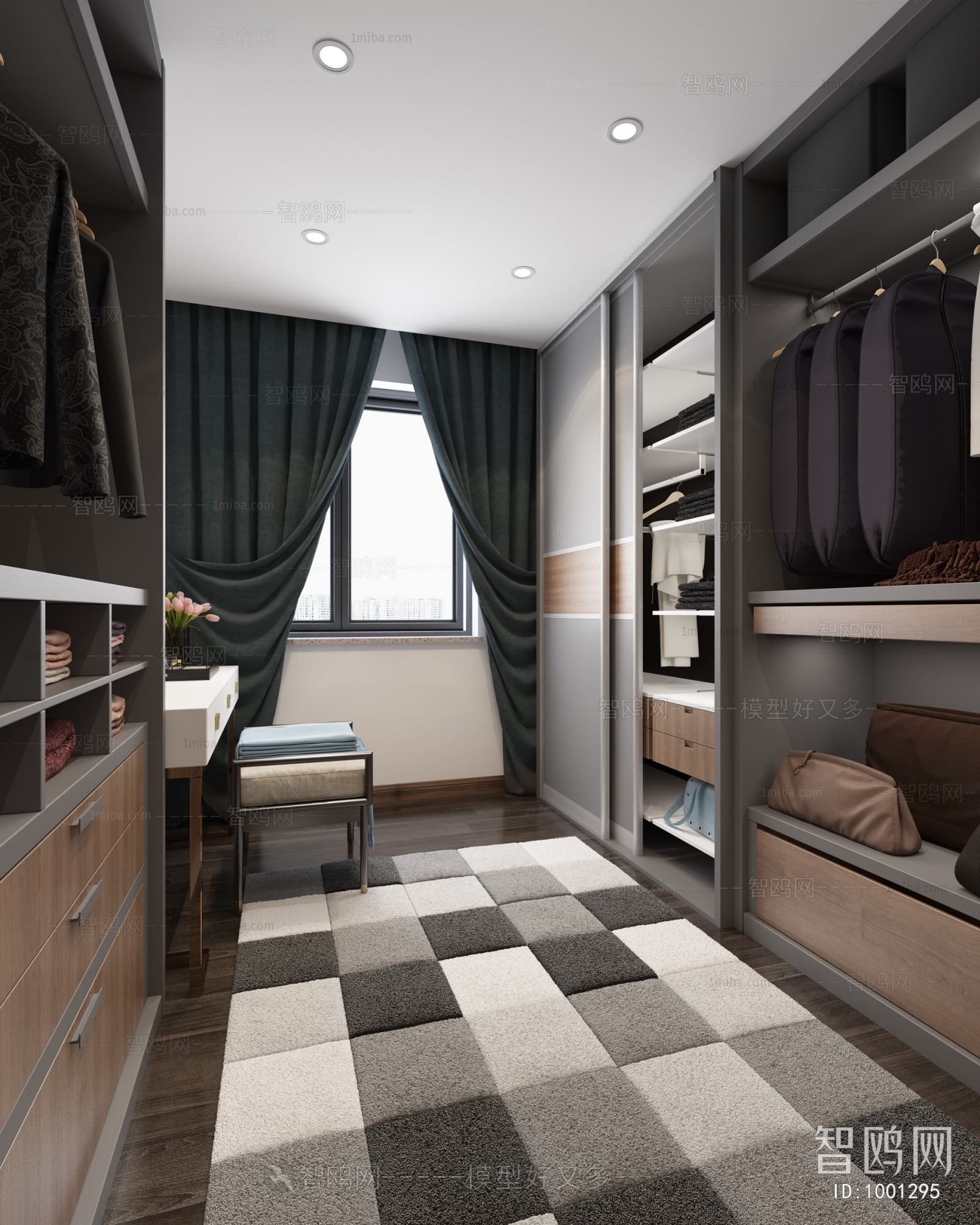 Modern Clothes Storage Area