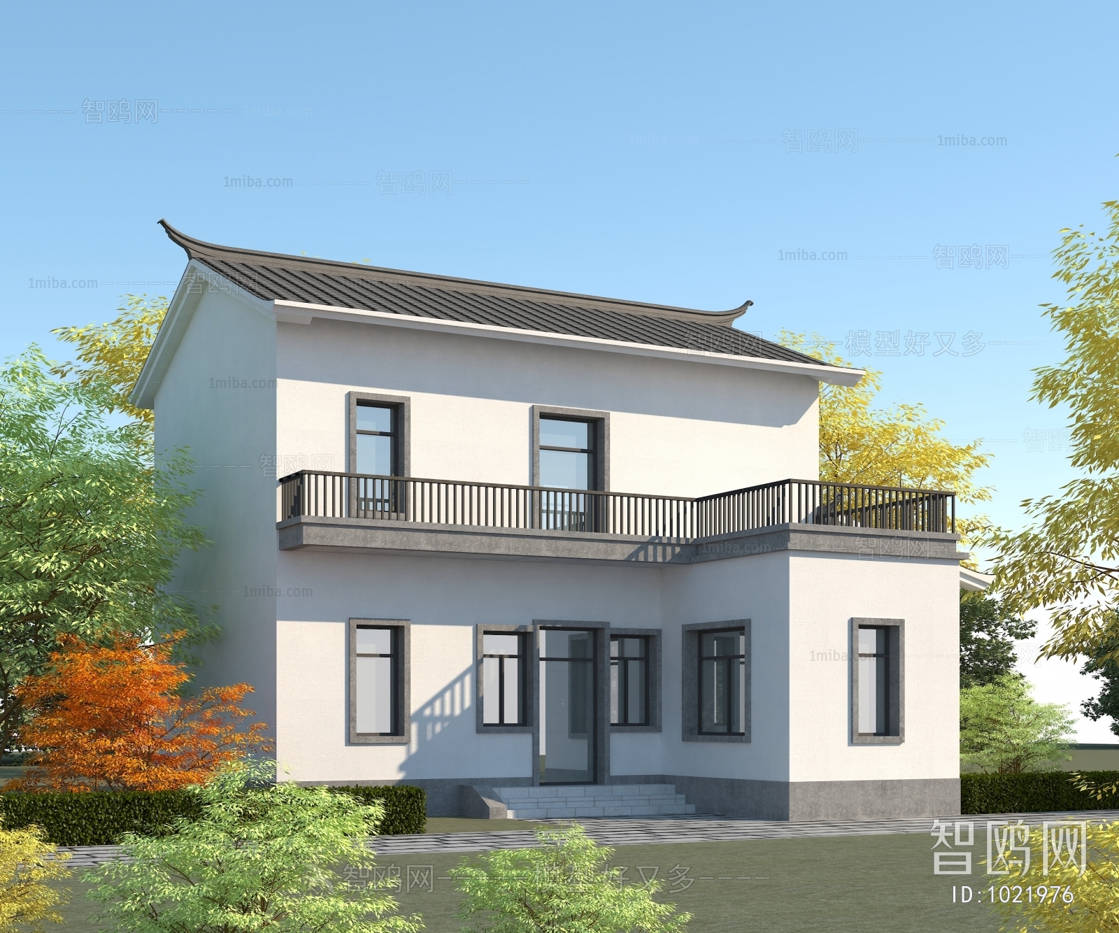 Chinese Style Villa Appearance