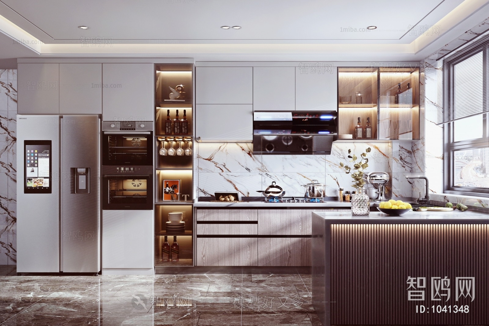 Modern Open Kitchen