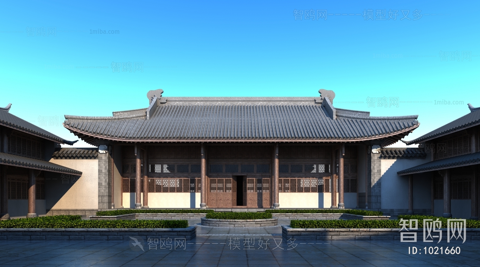 Chinese Style Ancient Architectural Buildings