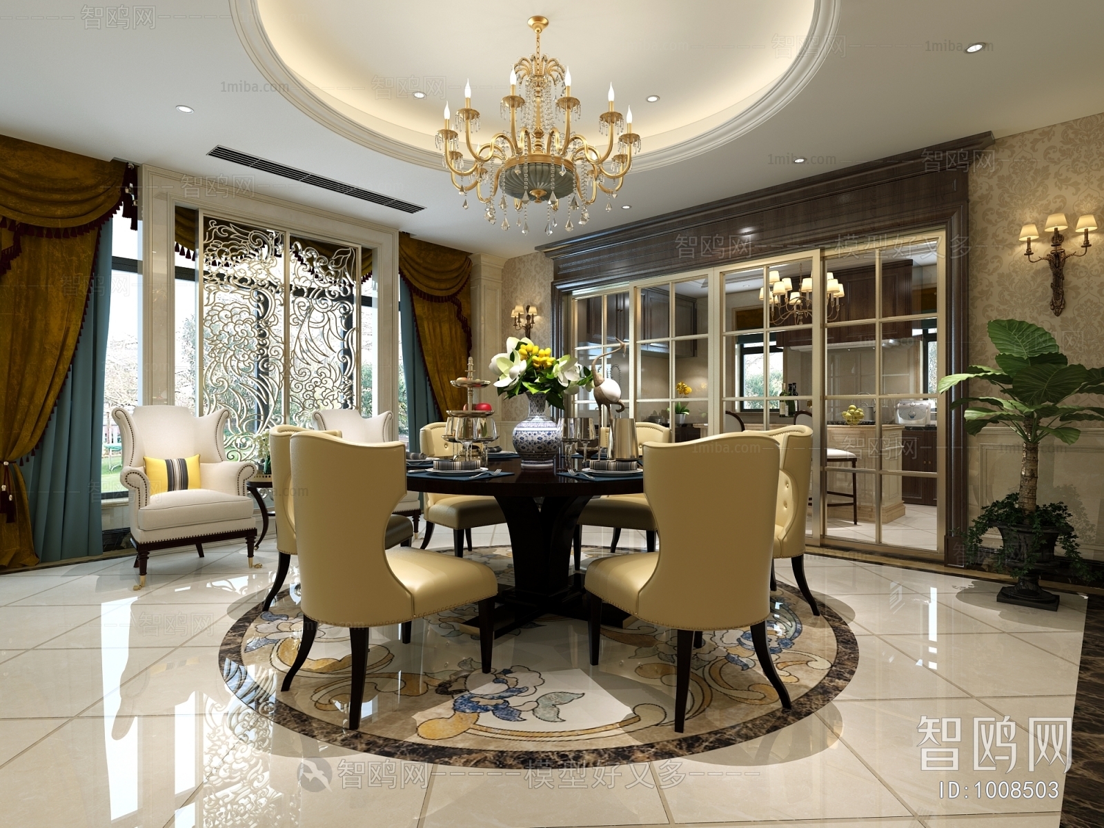 European Style Dining Room