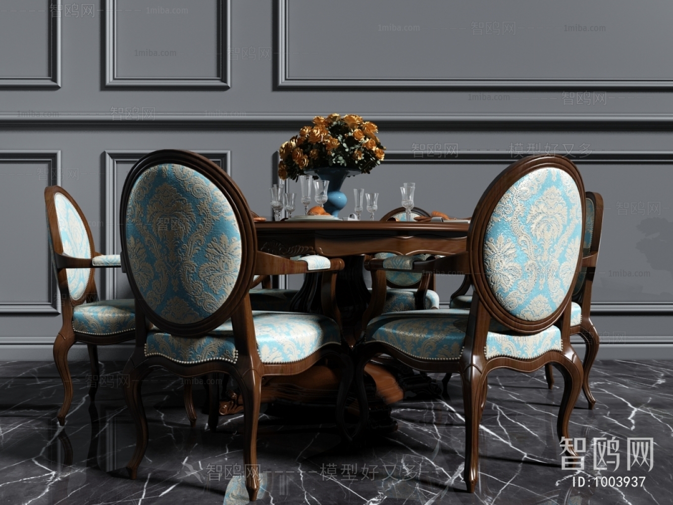 American Style Dining Table And Chairs