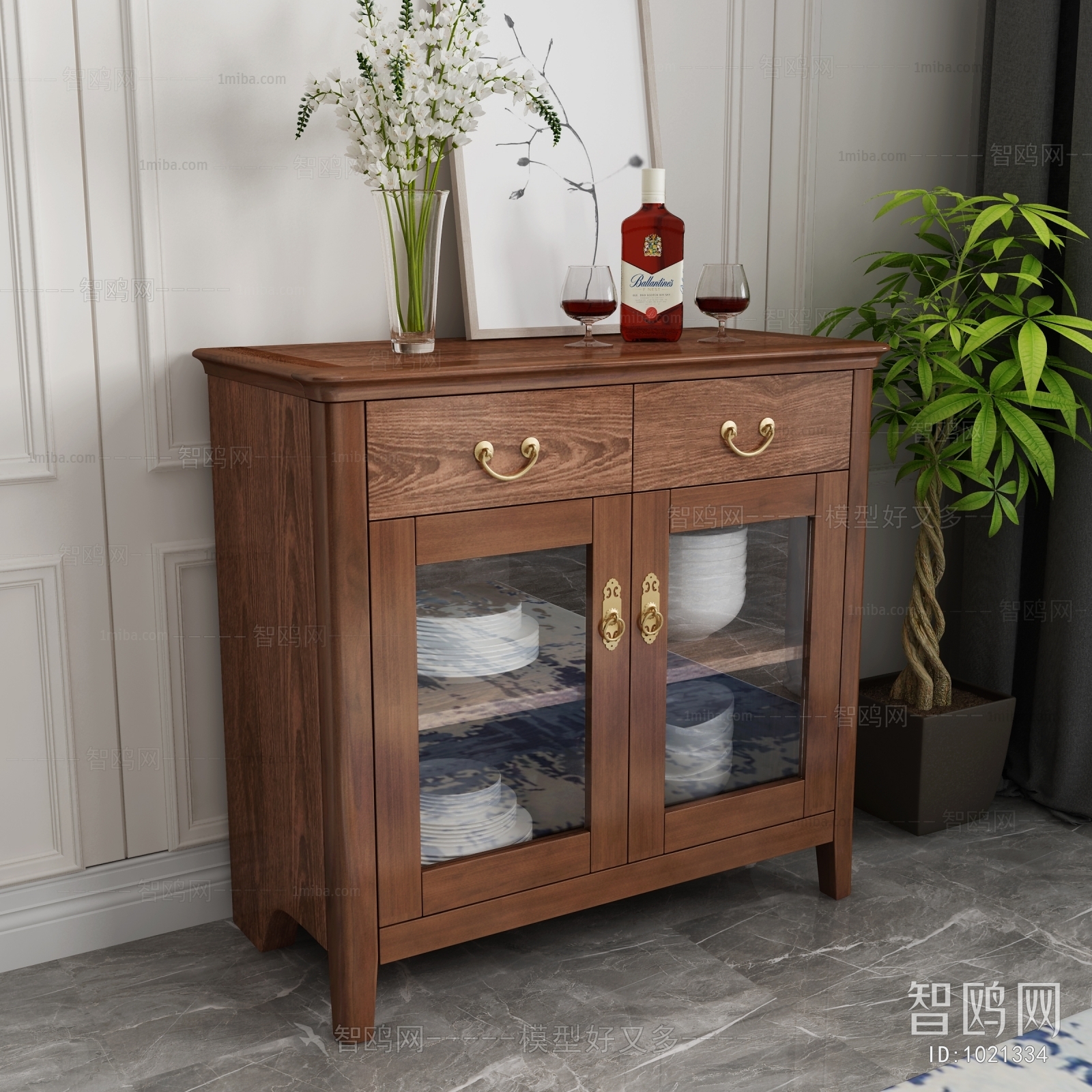 New Chinese Style Sideboard