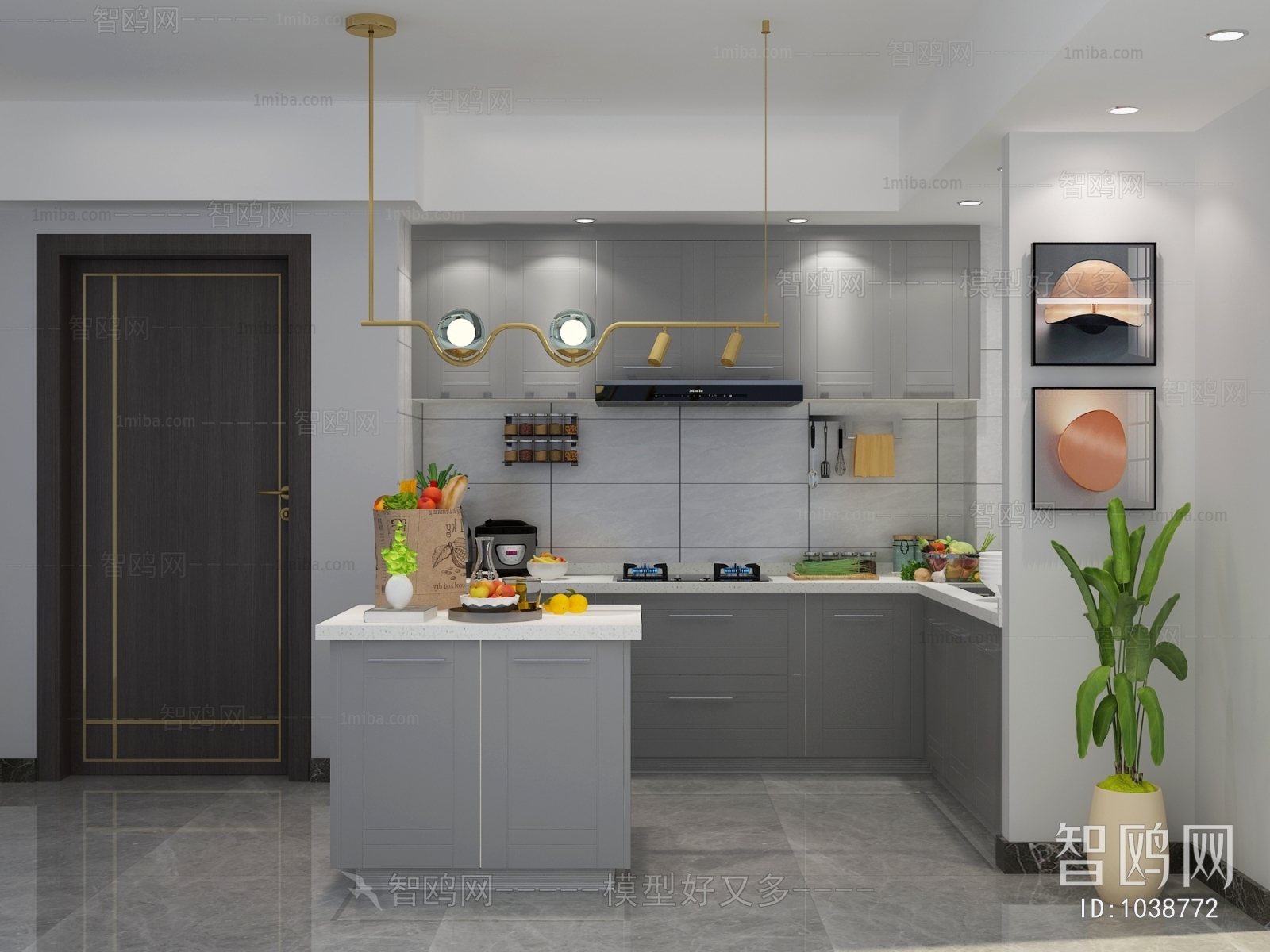 Modern Open Kitchen