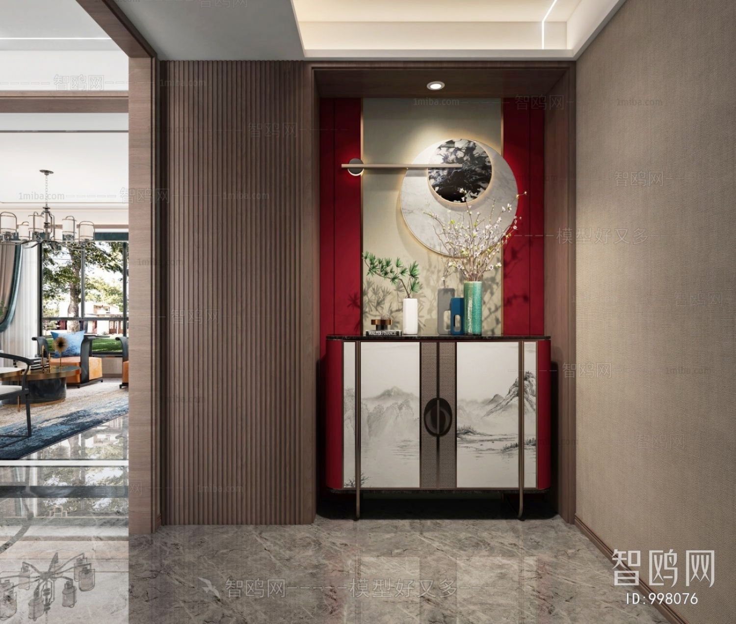 New Chinese Style Hallway