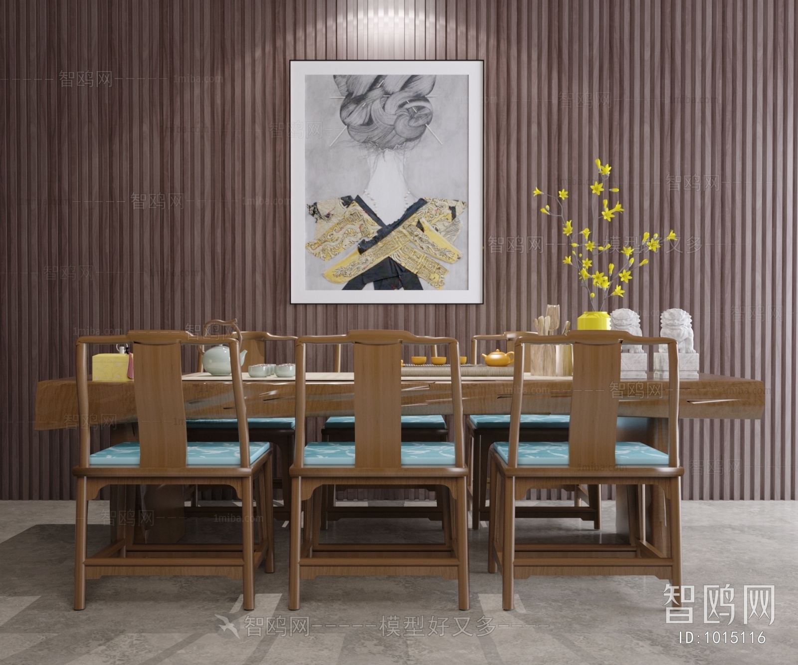 New Chinese Style Dining Table And Chairs