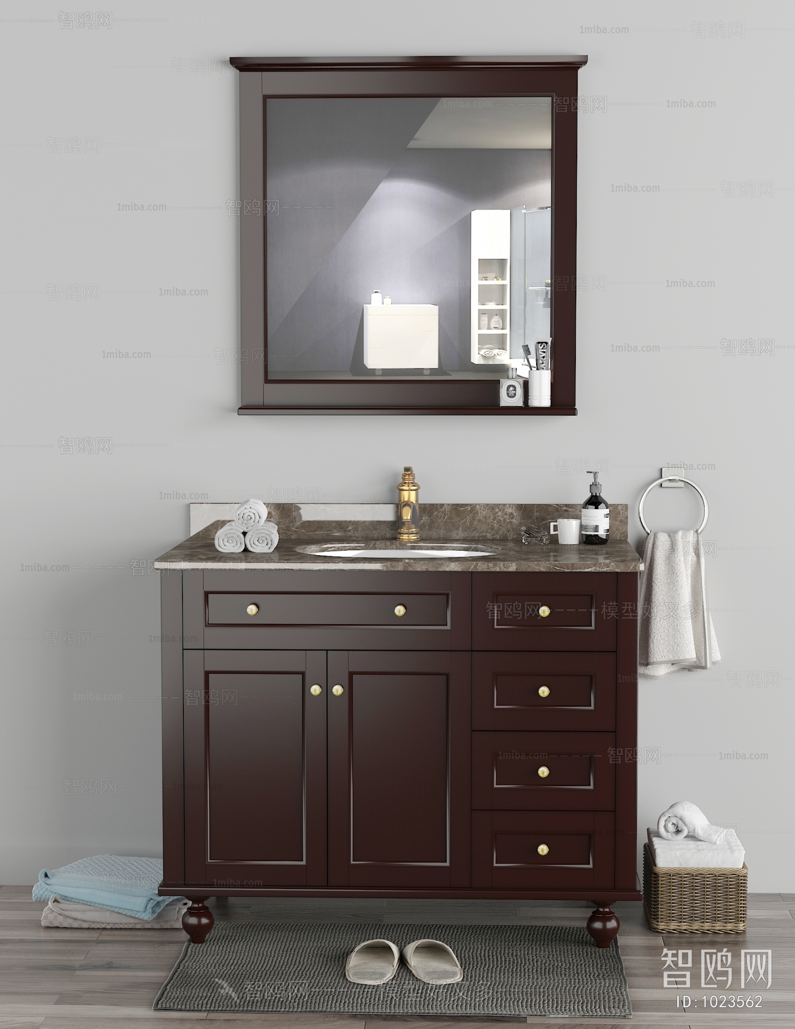 American Style Bathroom Cabinet