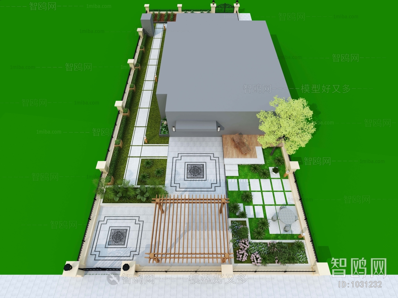 New Chinese Style Courtyard/landscape