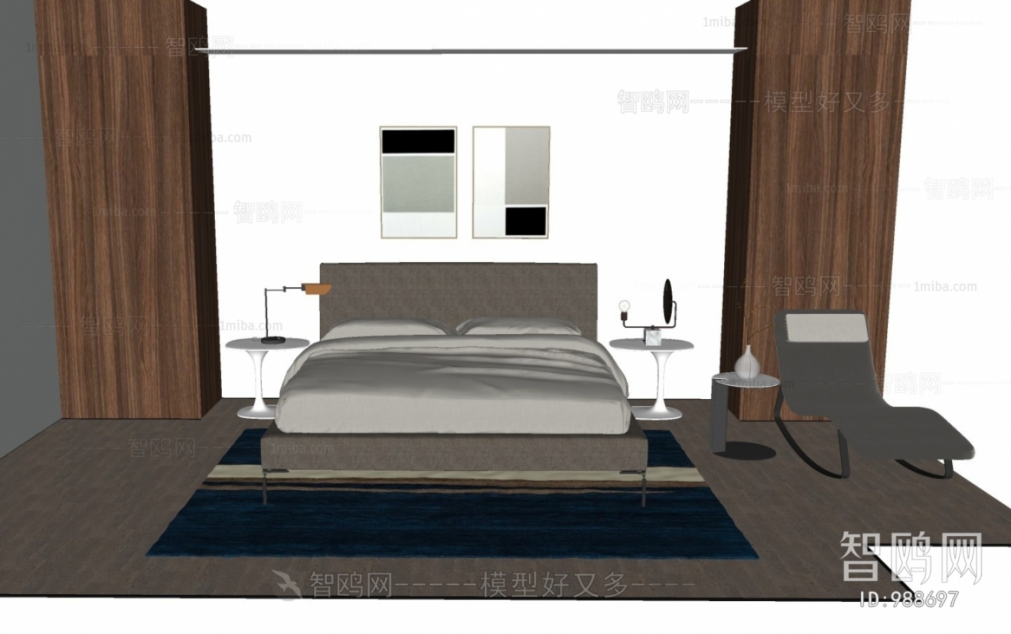 Modern Double Bed