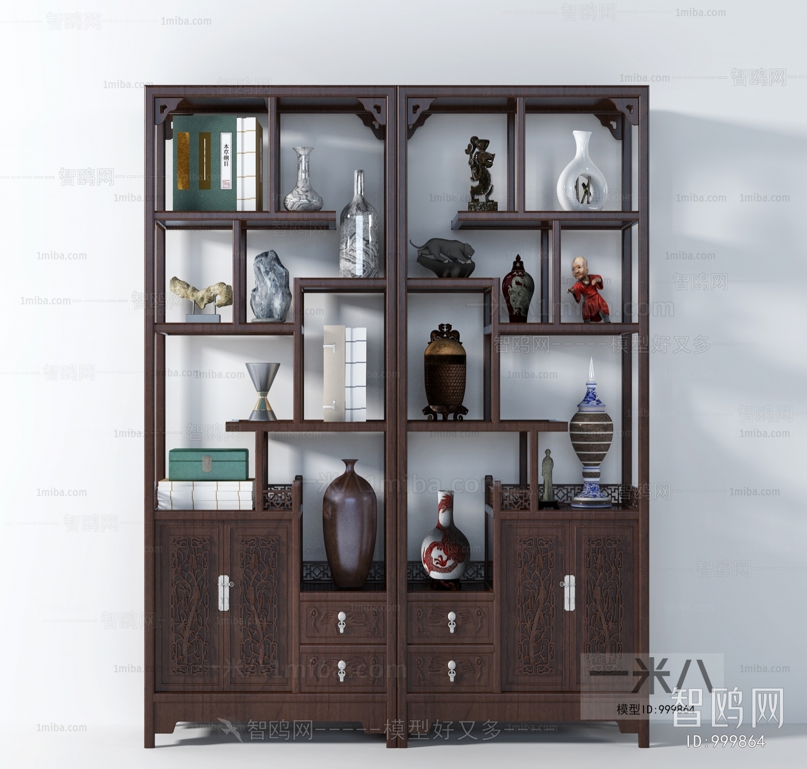 New Chinese Style Antique Rack