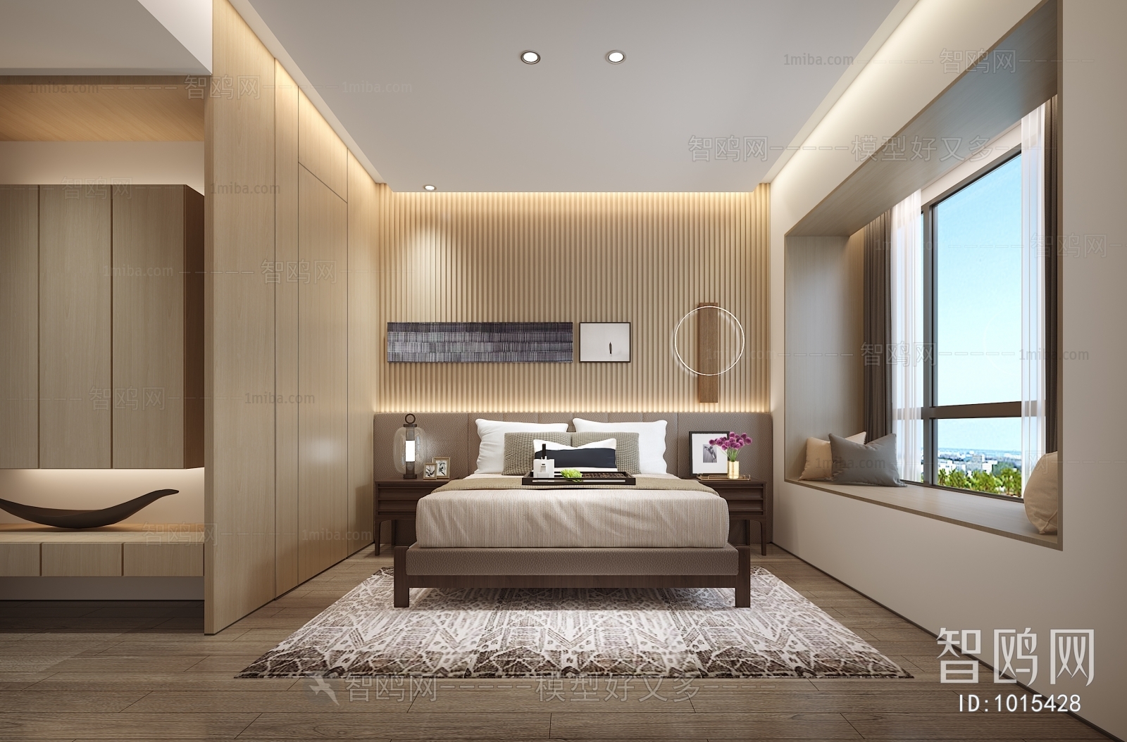 New Chinese Style Bedroom