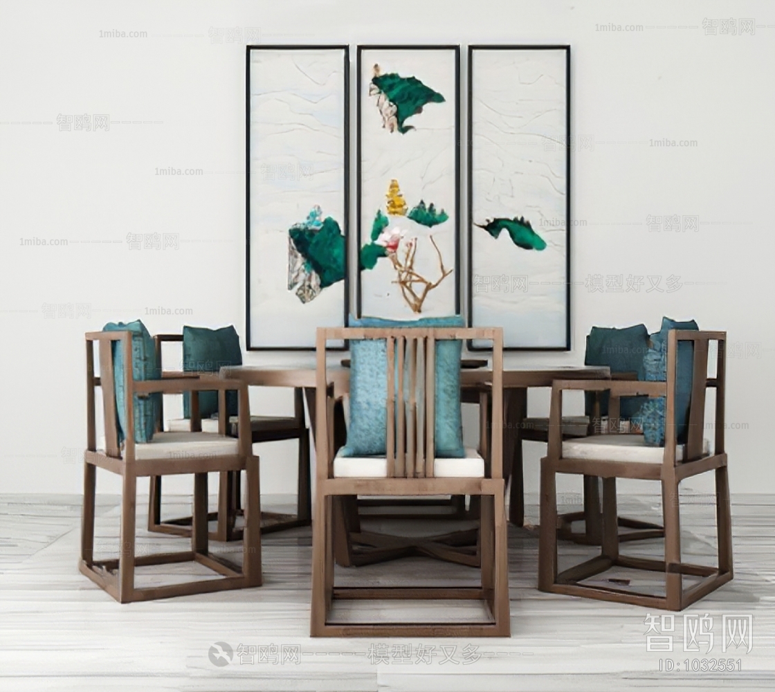 New Chinese Style Dining Table And Chairs