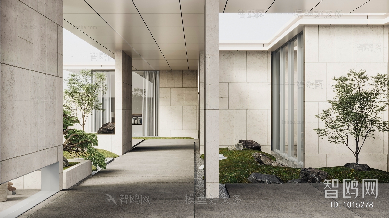 New Chinese Style Courtyard/landscape