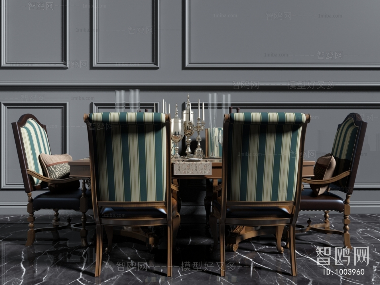 American Style Dining Table And Chairs