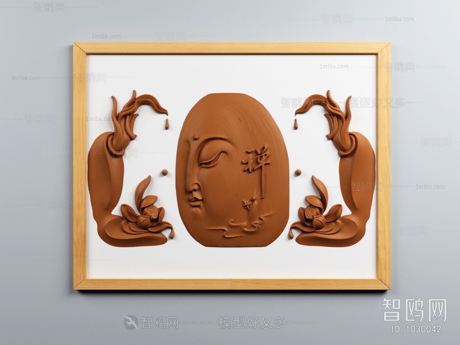 中式禅意浮雕装饰画