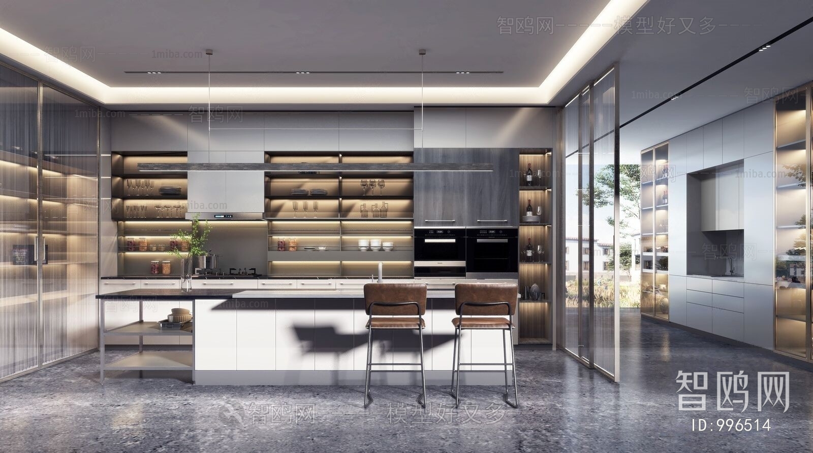 Modern Open Kitchen