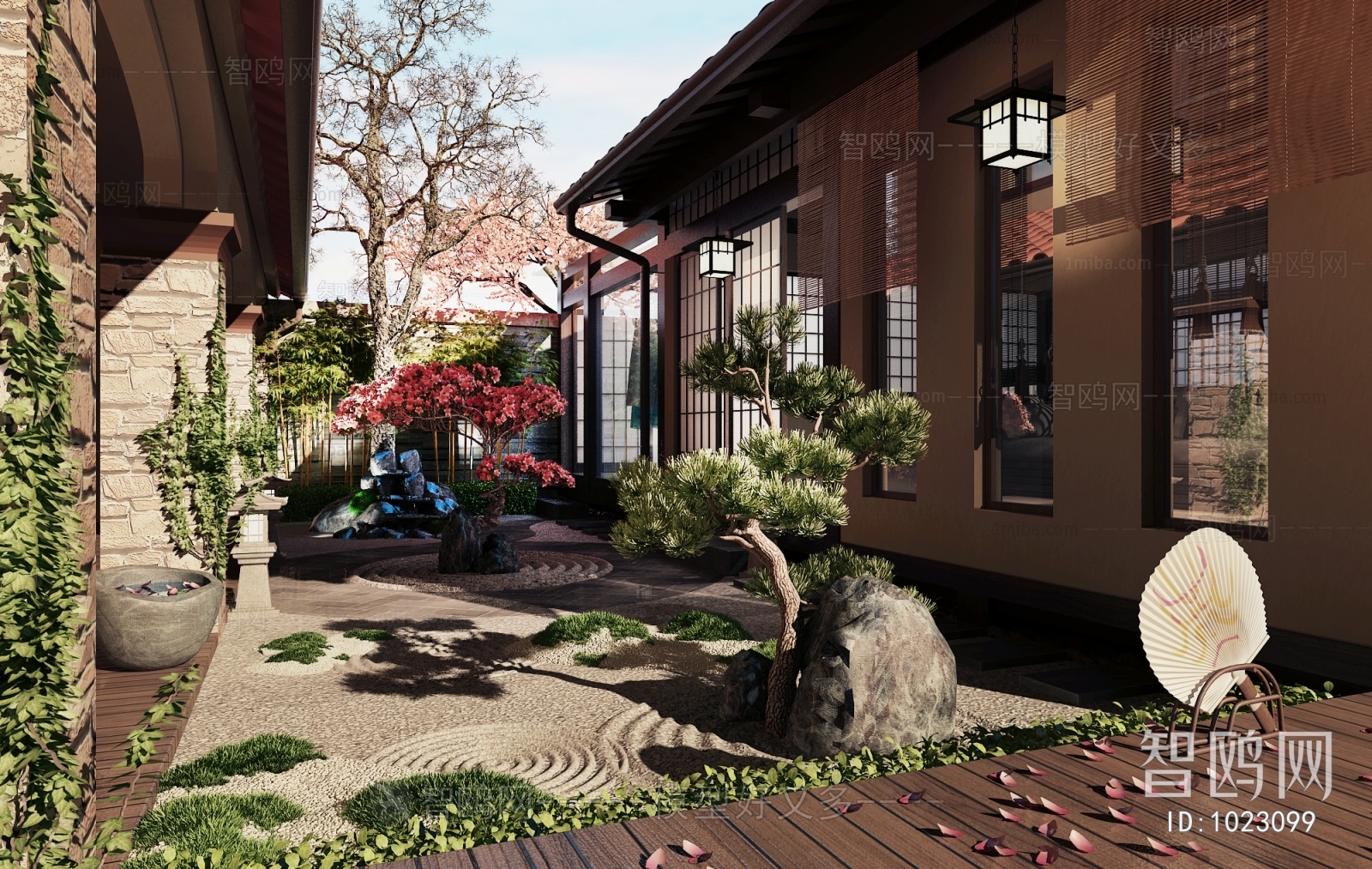 New Chinese Style Courtyard/landscape