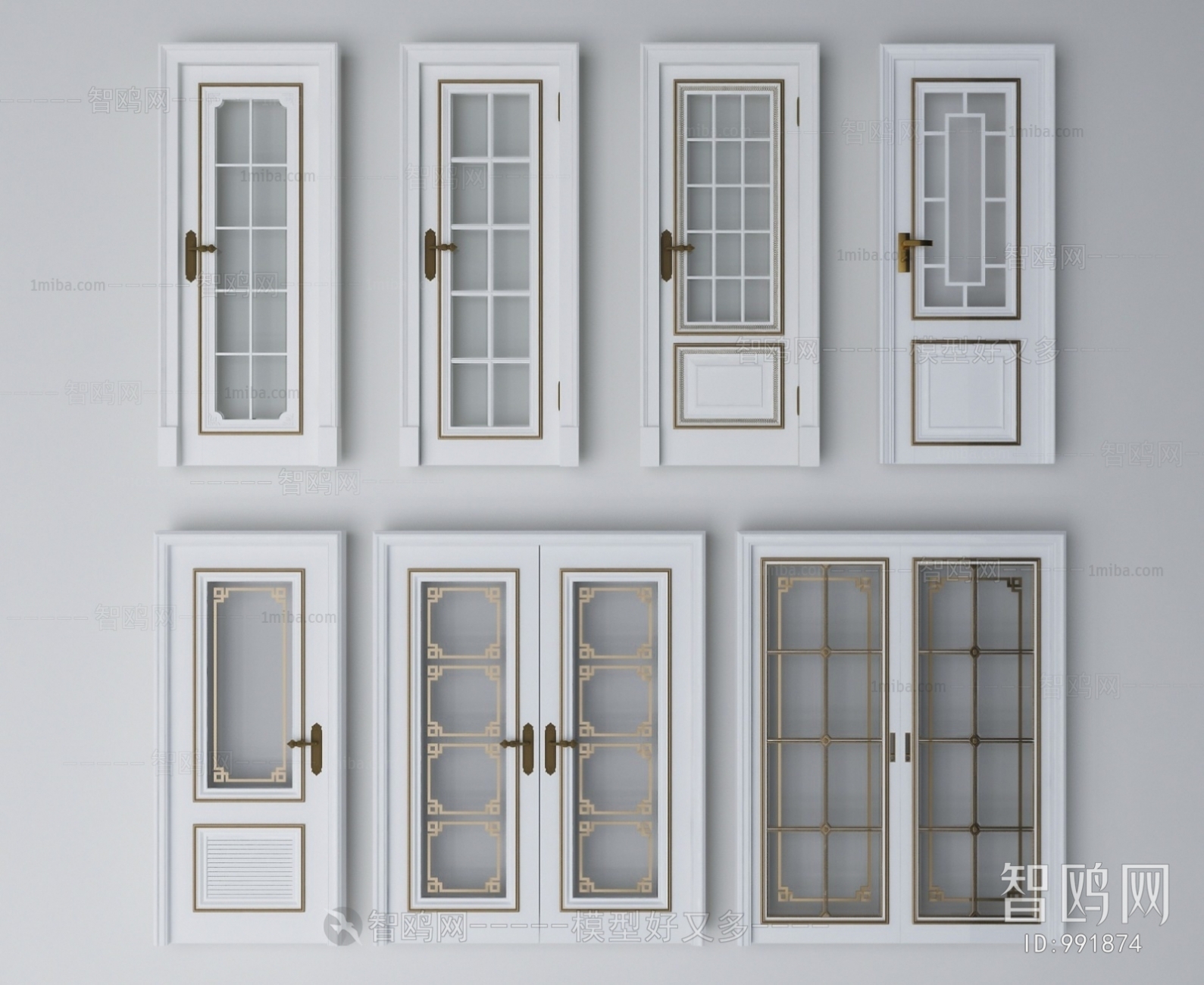 Simple European Style Door