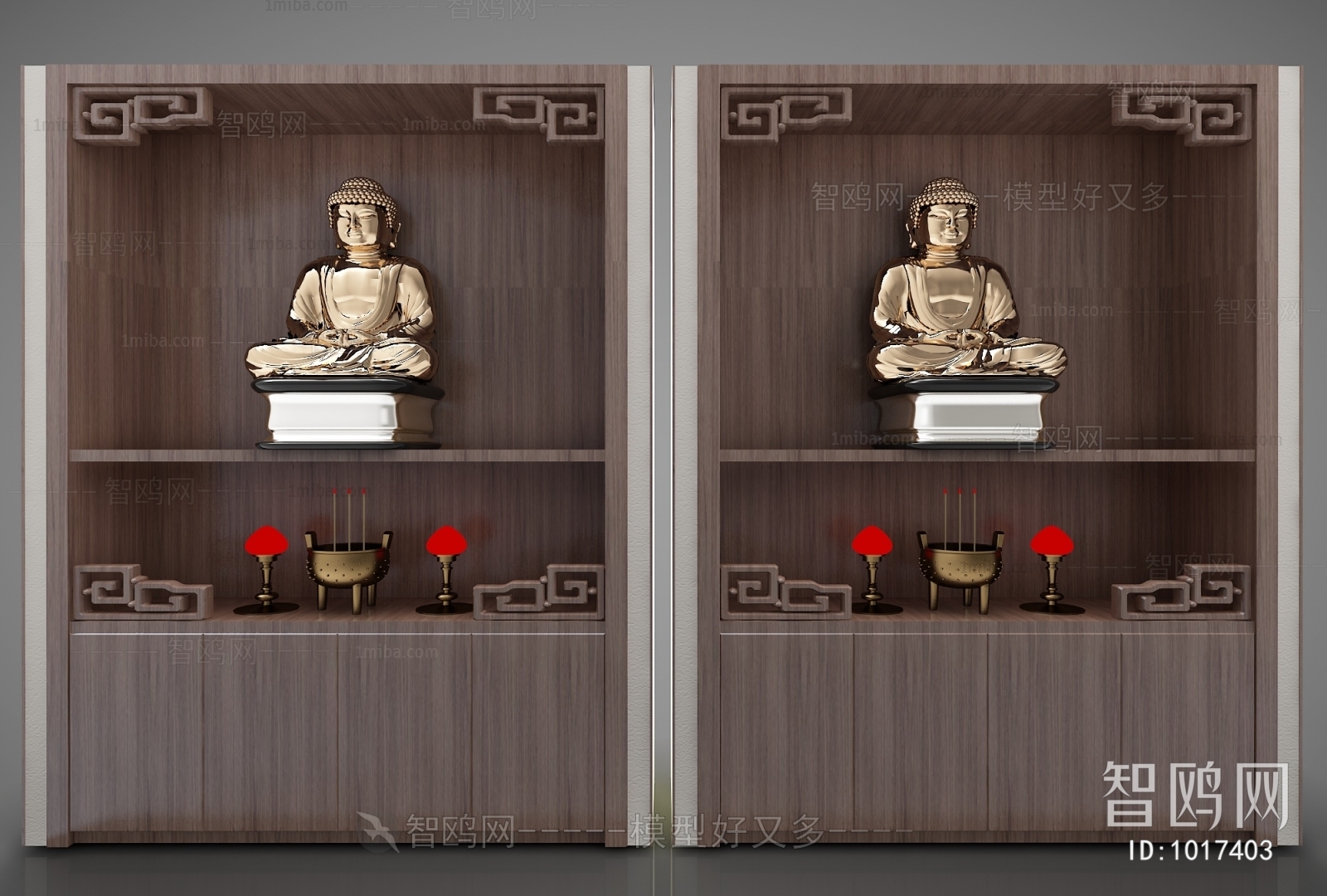 New Chinese Style Decorative Cabinet