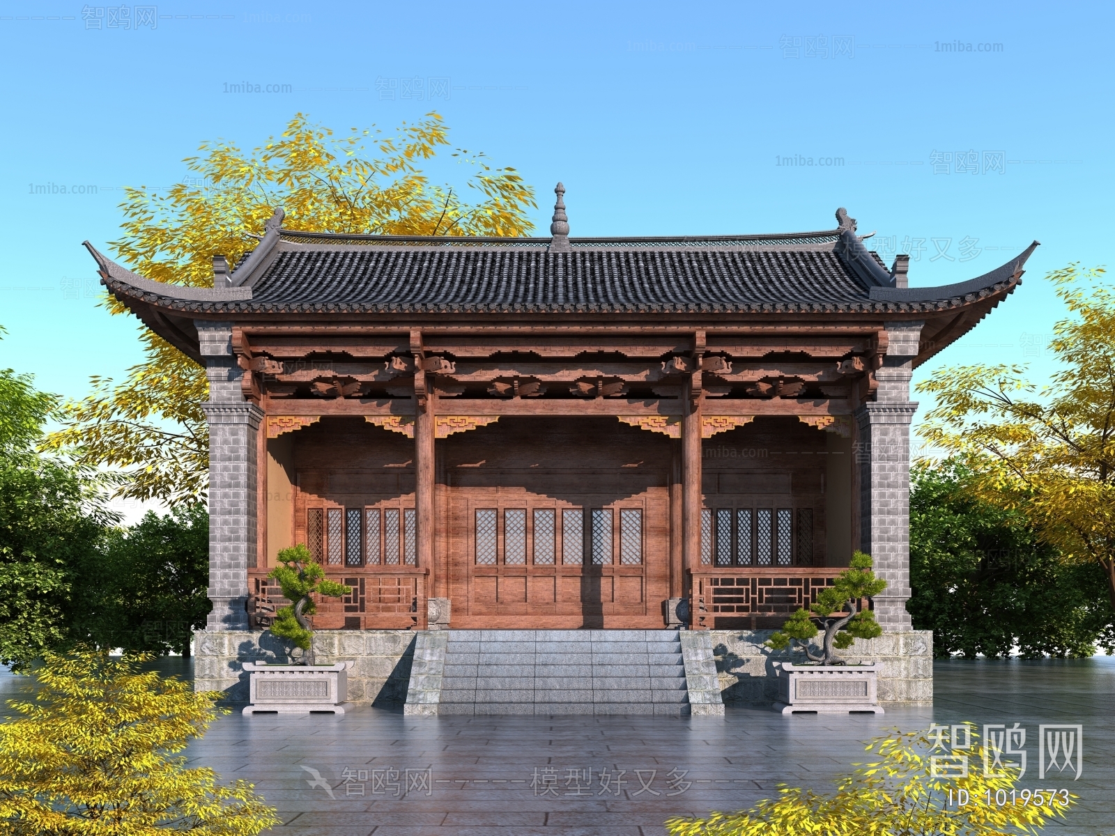 Chinese Style Ancient Architectural Buildings