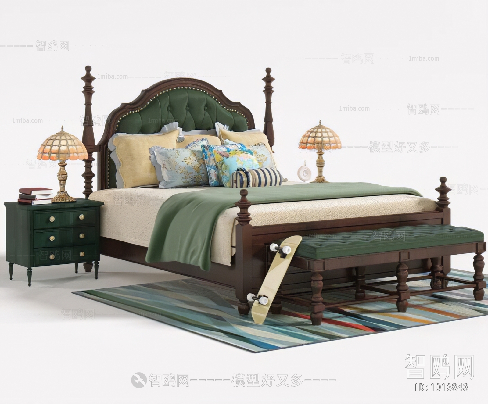 American Style Double Bed