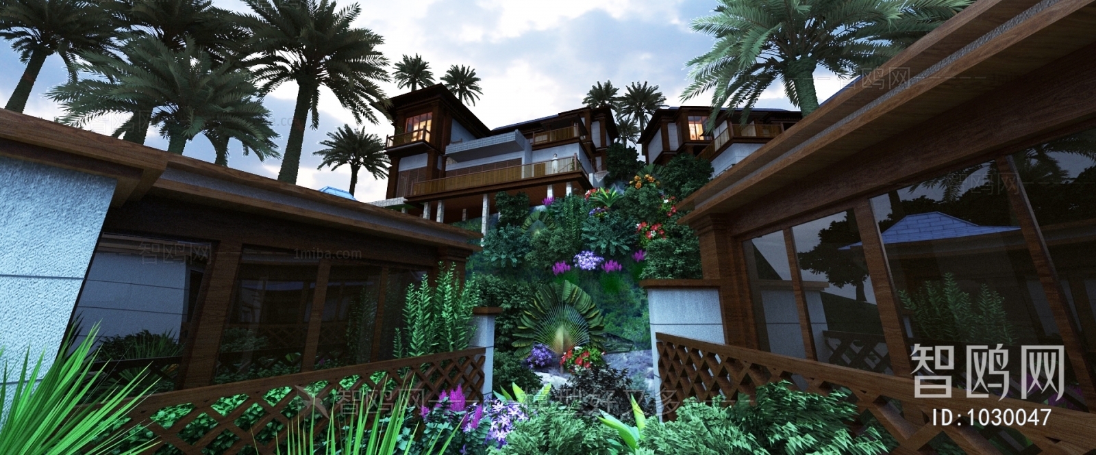 New Chinese Style Villa Appearance