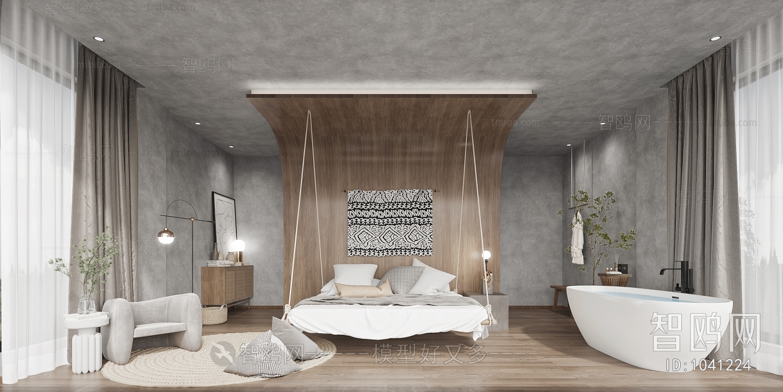 Modern Nordic Style Bedroom