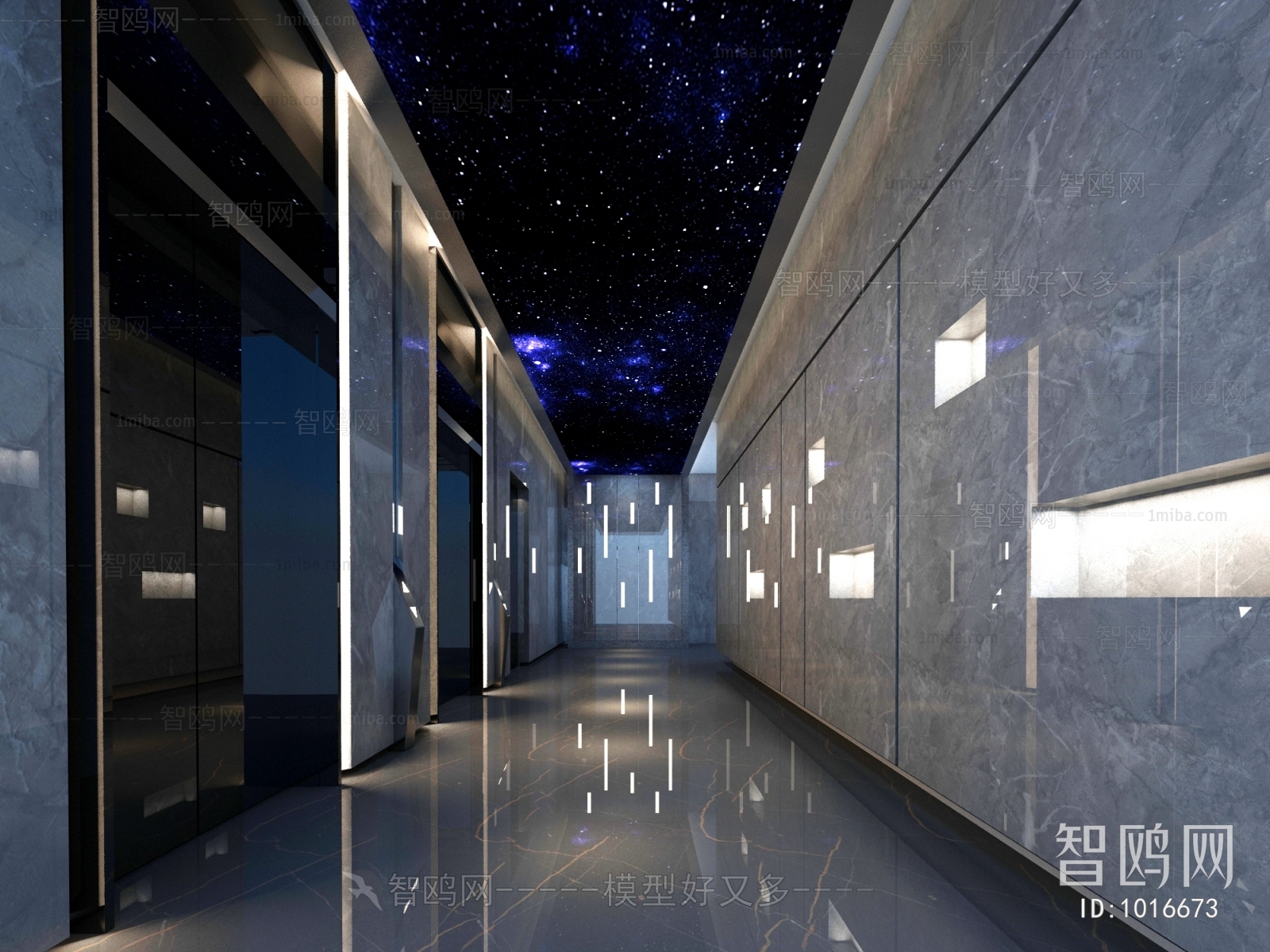 Modern Elevator Hall