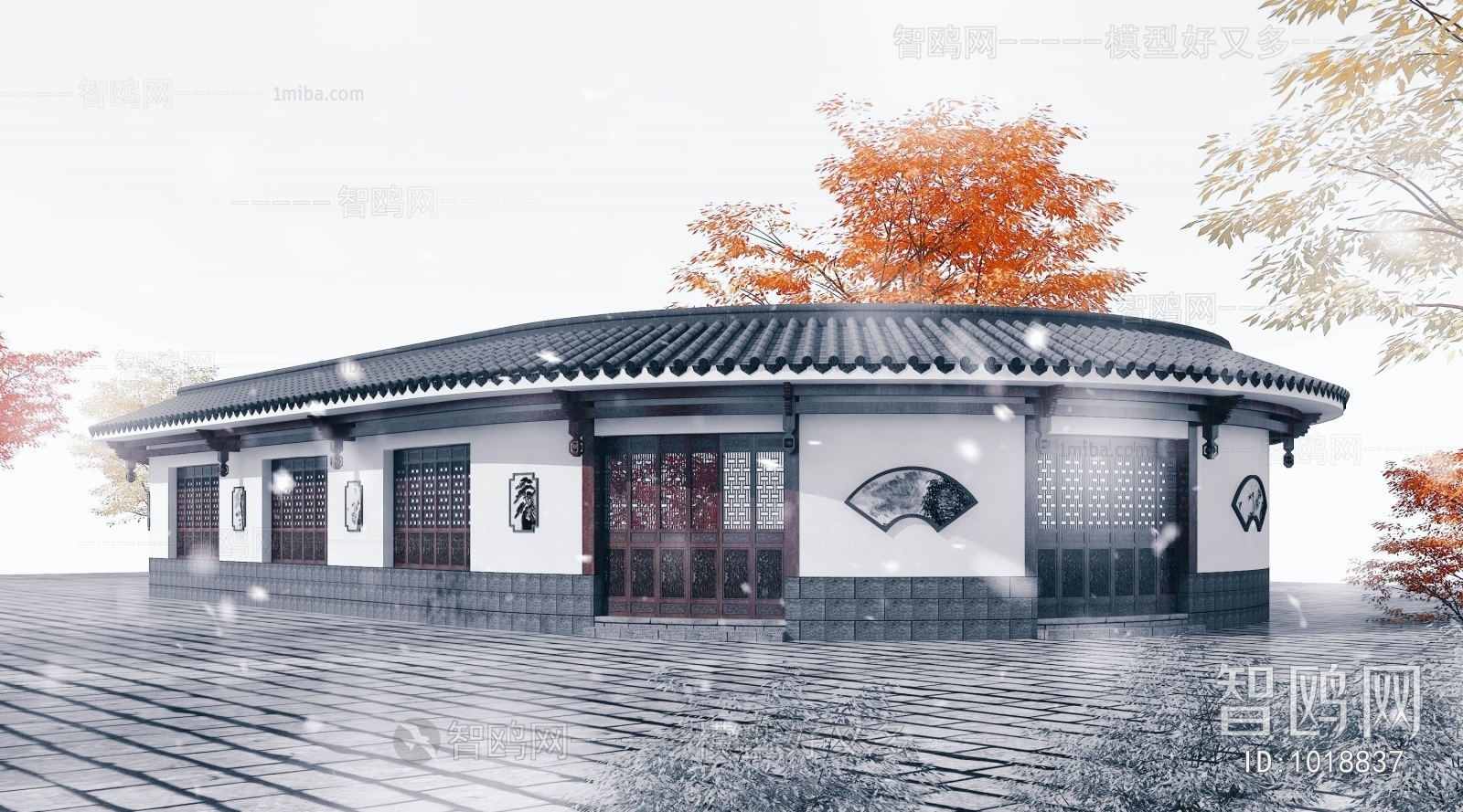 Chinese Style Ancient Architectural Buildings