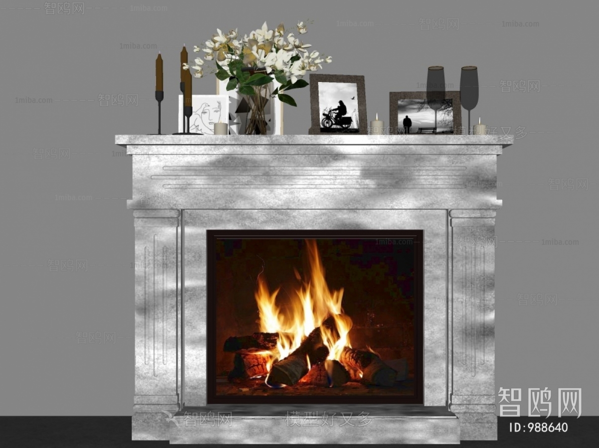 European Style Fireplace