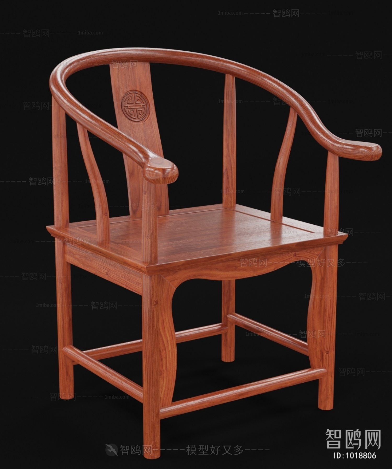 New Chinese Style Single Chair