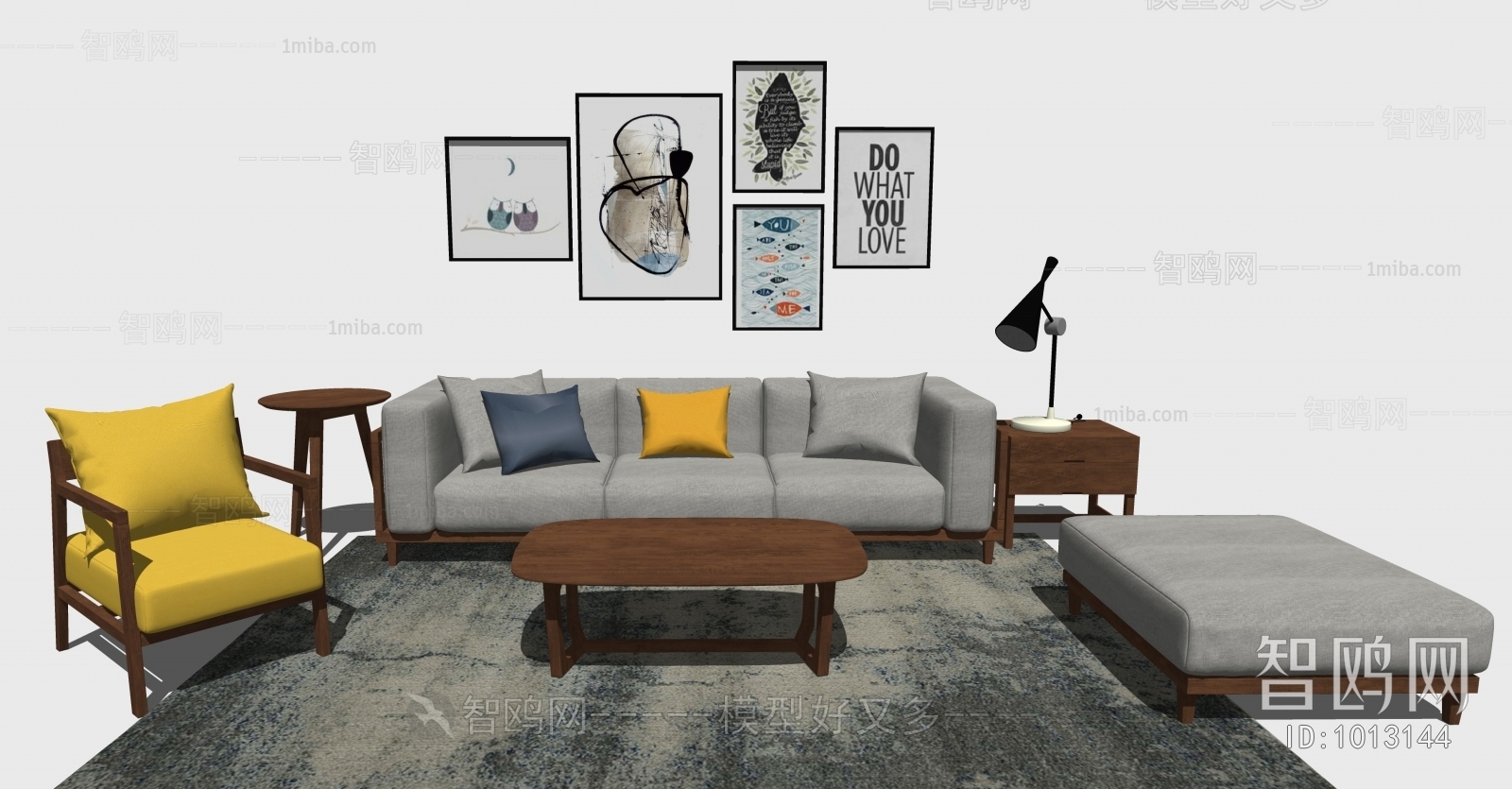 Nordic Style Sofa Combination