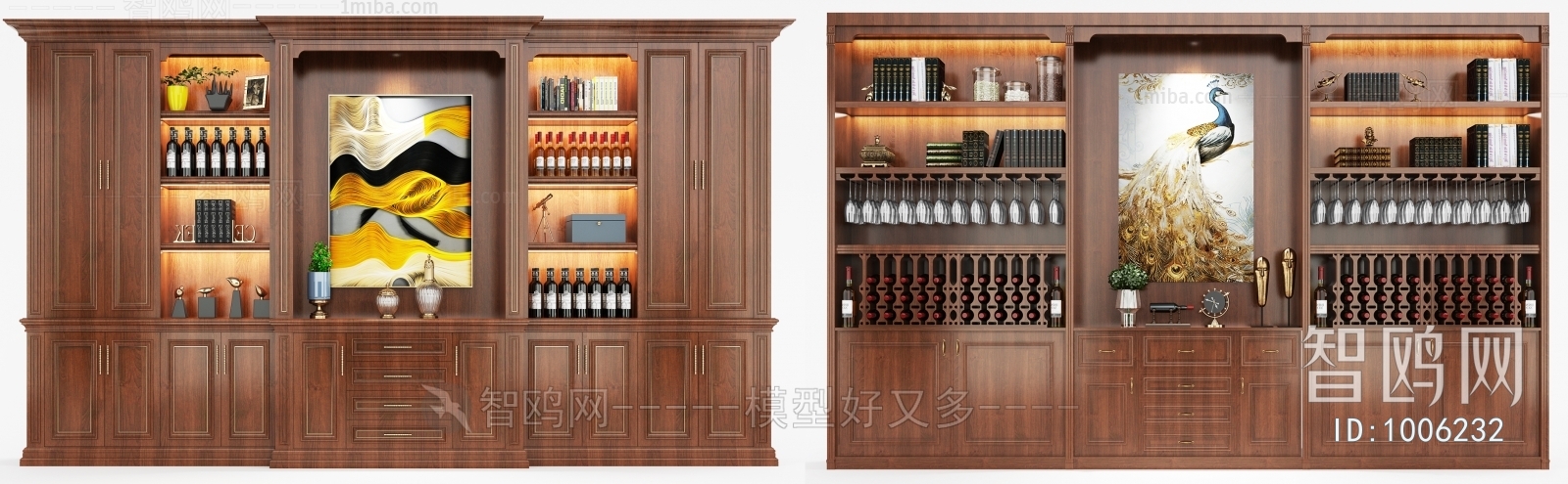 American Style Wine Cabinet