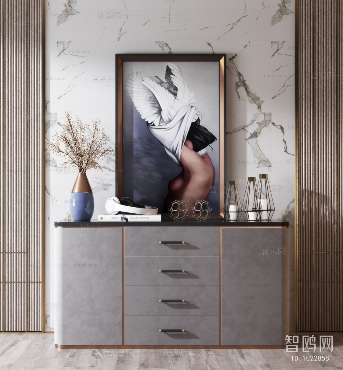 Modern Side Cabinet/Entrance Cabinet