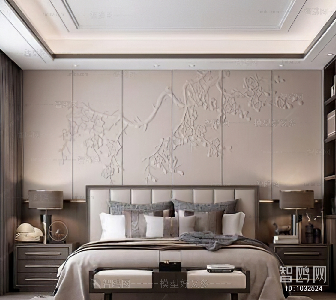 New Chinese Style Bedroom