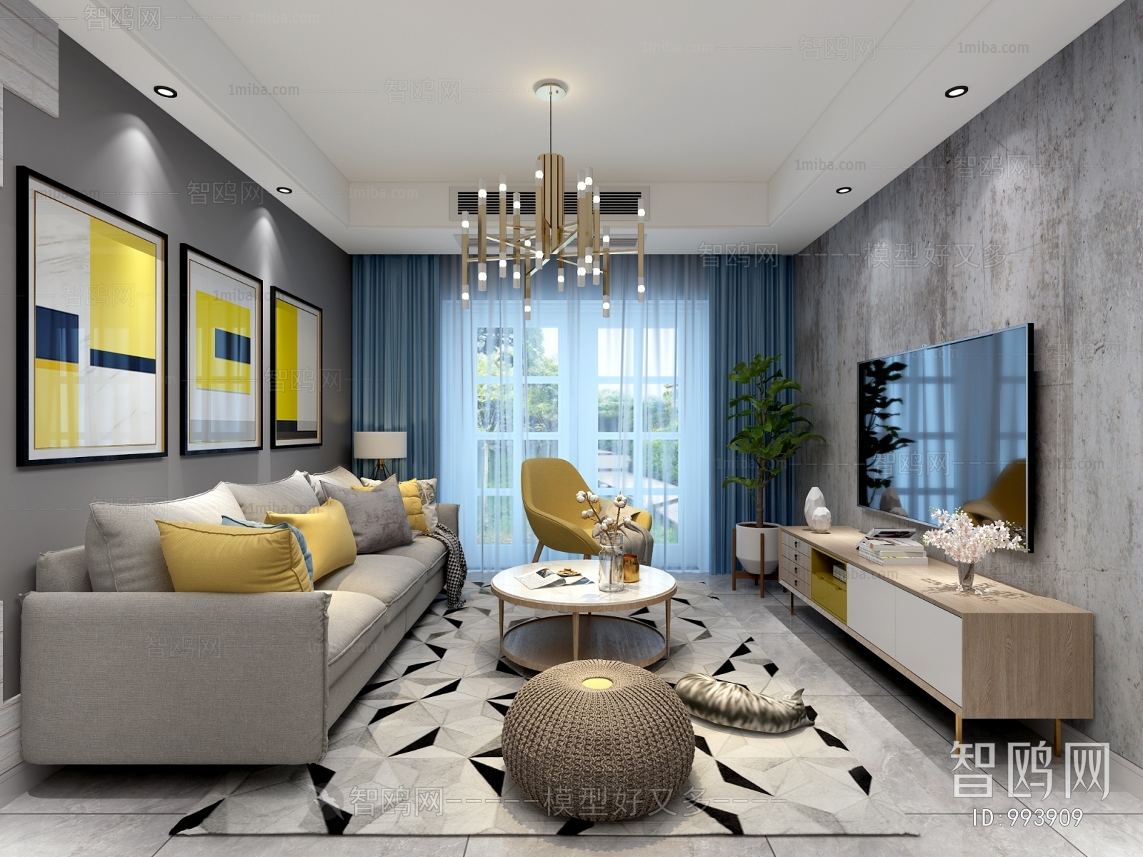 Nordic Style A Living Room