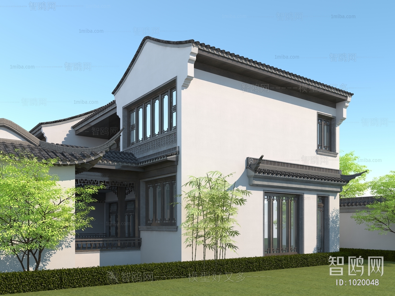 Chinese Style Villa Appearance