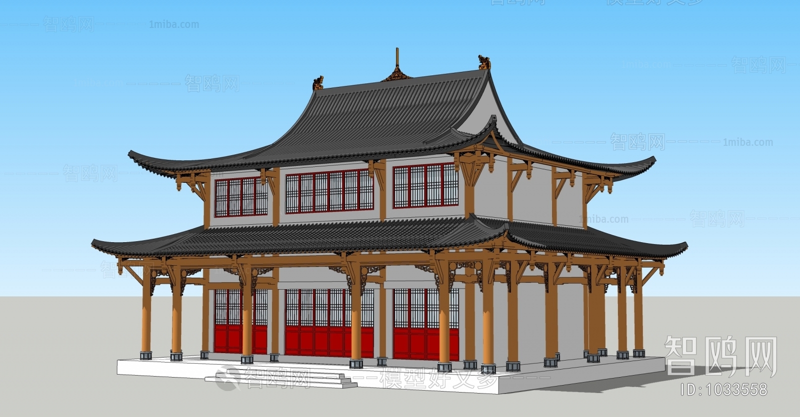 Chinese Style Ancient Architectural Buildings