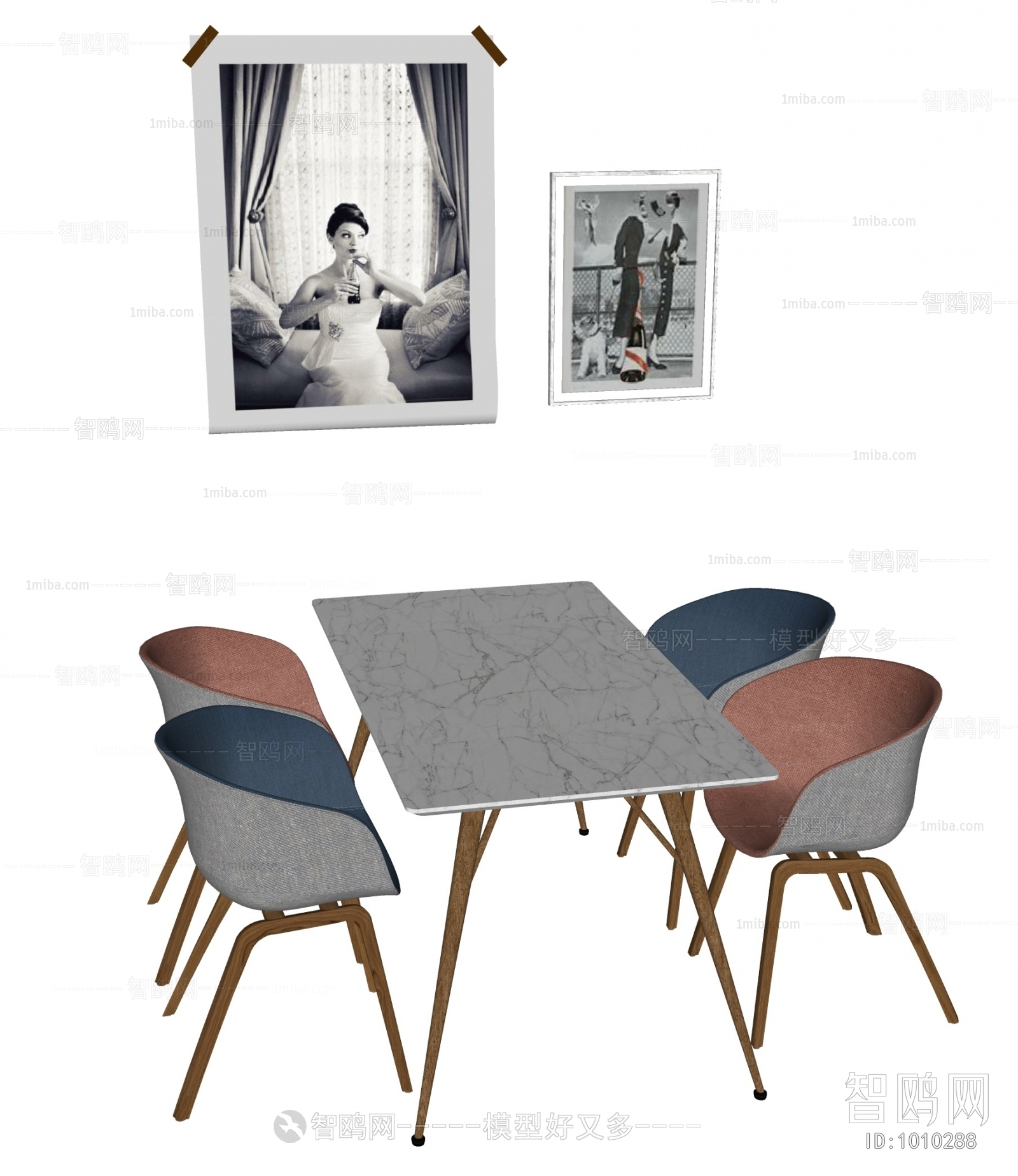 Nordic Style Dining Table And Chairs