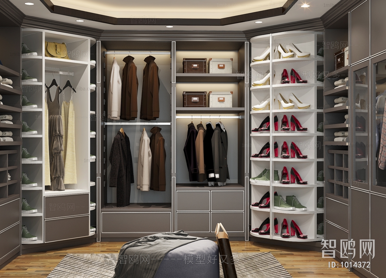 Modern Clothes Storage Area